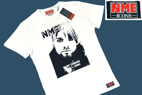 New Musical Express NME Nirvana Kurt Cobain T Shirt Whi Preview
